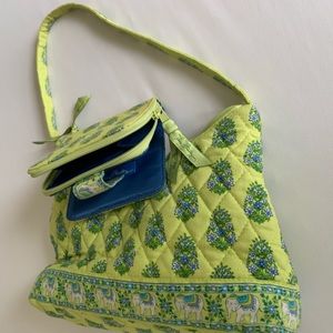 Vera Bradley shoulder purse and matching wallet